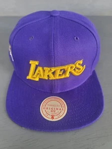 Los Angeles Lakers Hat Cap NBA Basketball Mitchell & Ness Adjustable Snapback - Picture 1 of 10