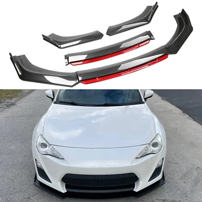 Kit difusor divisor alerón labial parachoques delantero carbono para Scion FR-S 2013-2016 Foto 1 de 4