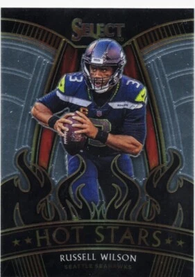 Russell Wilson 2020 Panini Select Hot Stars #HS18 - Image 1 of 2