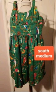 Disney Dress Shop Enchanted Tiki Room dress RETIRED youth size M - Picture 1 of 2