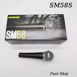Shure SM58S Dynamisches Gesangsmikrofon mit Ein-/Ausschalter Neu Schneller kostenloser Versand - Bild 1 von 7