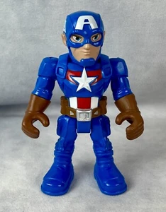 Playschool Mega Mighties Marvel Modellino Capitan America 5" - Foto 1 di 6