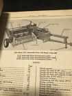 John Deere 214 T W WS Automatic Baler Parts Manual Catalog pc551
