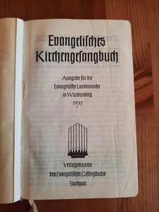 altes ev. Gesangbuch von 1953 - Bild 1 von 6