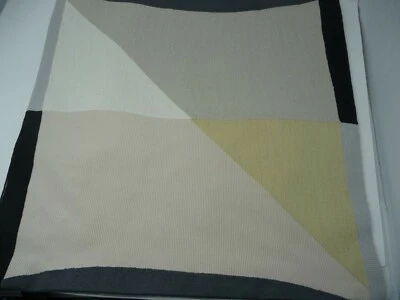 West Elm Striated Colorblock Margo Selby 24"  Pillow Cover Sham  neutral - Image 1 of 2