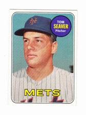 Tom Seaver 1969 Topps Baseball Card # 480 ExMt +