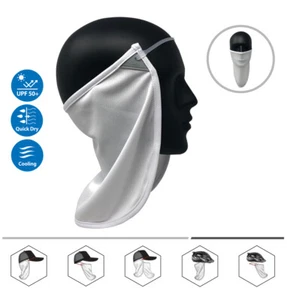 Nacken-Gesichtsmaske-Sonnenschutz - weiß - Bild 1 von 4