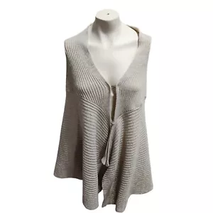 Chal de ganchillo Free People talla única bohemio cottagecore crochet - Imagen 1 de 5