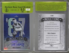 2012-13 Leaf Metal Inductions Holo Blue /25 Rick Barry #I-RB1 Auto HOF