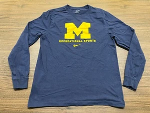 Camisa de manga larga azul para hombre Michigan Wolverines "Rec Sports" - Nike - mediana - Imagen 1 de 3