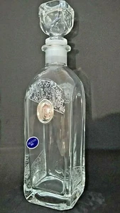 Bottiglia CRISTALLO e ARGENTO per Cognac Whisky Rum NUOVA con astuccio originale - Imagen 1 de 4