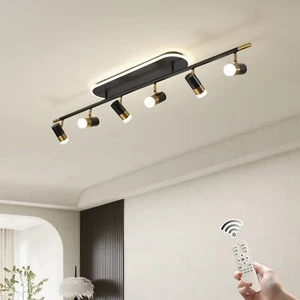 Modern LED Ceiling Lights Dimmable 6-Light Flush Mount Ceiling Lamp Fixture w... - Picture 1 of 9