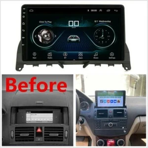 9" For 07-10 Benz C Class W204 S204 w Canbus Car Stereo GPS Navigation 2+32G BT - Picture 1 of 12