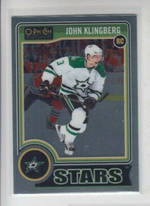 14/15 OPC Platinum Dallas Stars John Klingberg Rookie RC card #189
