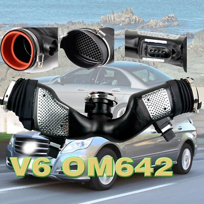 A6420943497 Ansaugrohr Reinluftkanal OM642 FÜR MERCEDES BENZ 300 350CDI V6 MOTOR - Bild 1 von 4