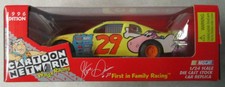 1996 RACING CHAMPIONS 1/24 SCALE STOCK CAR #29 CARTOON NETWORK WACKY RACING MIB