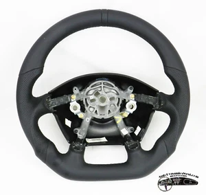 C5 CORVETTE D STEERING WHEEL NAPA LEATHER BLACK STITCHING BLACK 12:00 STRIPE - Picture 1 of 5