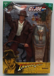 VINTAGE HASBRO DISNEY 2004 INDIANA JONES G.I.JOE 12" EPIC STUNT SPECTACULAR SET - Picture 1 of 3