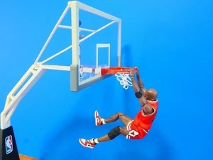 Dunk Shot Diorama Model Michael Jordan Style NBA Slam Dunk usw.♪ - Bild 1 von 8