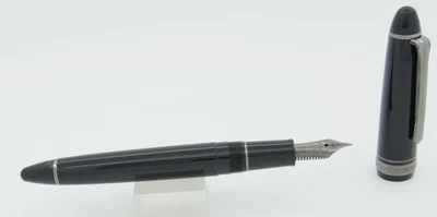 Sailor Black Luster Blackout Fountain Pen - 14kt Broad Nib - New - Image 1 of 4