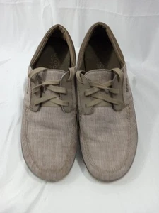 Crocs Santa Cruz Playa Loafer Mens Size 10 Taupe Lace Up - Picture 1 of 11
