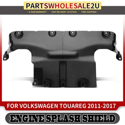 Protector contra salpicaduras de motor delantero inferior para Volkswagen Touareg 11-17 deportivo utilitario Foto 1 de 4