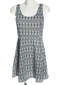 H&M DIVIDED Mini vestido Mujeres Vestido Talla EU 42 azul-blanco look casual - Imagen 1 de 5