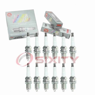 12 pc NGK Laser Iridium Spark Plugs for 1998-1999 Mercedes-Benz CL600 6.0L ef - Image 1 of 4