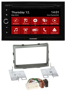 Blaupunkt MP3 DVD Bluetooth DAB 2DIN USB Autoradio für SSangYong Rodius ab 2013 - Bild 1 von 9
