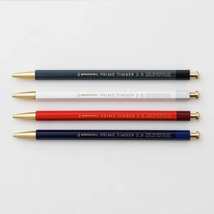 penco PRIME TIMBER – Brass 0.5mm Wooden Shaft Mechanical Pencil made in Japan - Picture 1 of 29