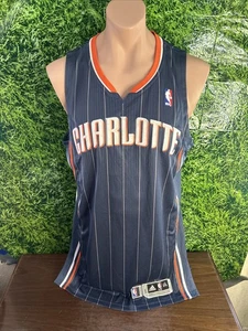 NBA Charlotte Bobcats Blank Game Issued Trikot Blau Adidas Größe 2XL+2 - Bild 1 von 6