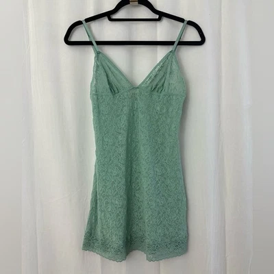 Платье-комбинезон женское Victoria's Secret бирюзовое кружевное размер большой - Изображение 1 из 4