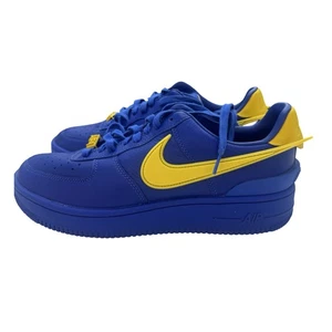 10.5 Mens Nike Air Force 1 Low x Ambush Game Royal Varsity Maize DV3464-400 New - Picture 1 of 6