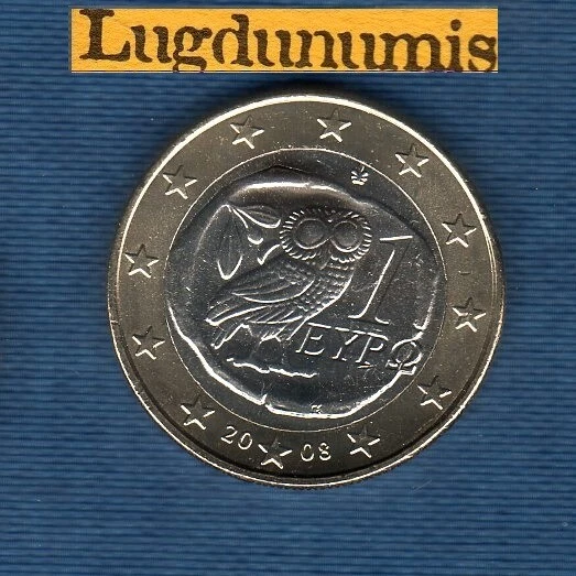 Grèce 2008 1 euro SUP SPL  provenant d'un rouleau - Greece - Photo 1/1