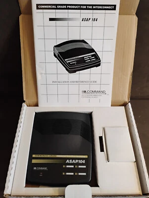 *NEW*   COMMAND COMMUNICATIONS ASAP104   4-Port Advanced Voice/Data Switcher - Image 1 of 4