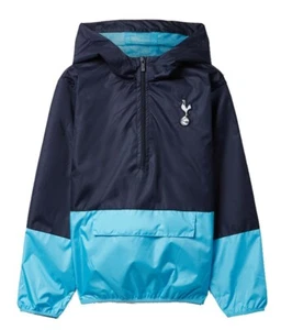 Tottenham Hotspur Windbreaker Hoodie Boys 9 10 Years Kids Shower Jacket Coat 3 - Picture 1 of 1