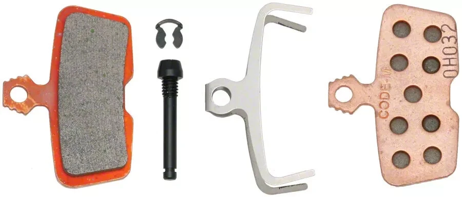 SRAM Disc Brake Pads - Sintered Compound, Steel Backed, Powerful, For Code/Code - Image 1 of 1
