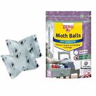 Zero In Moth Balls Pack of 10 Protects Clothes Wardrobes Storage Bags Cupboards