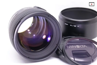 [ NEAR MINT ] MINOLTA AF 85mm F1.4 G (D)  SONY MINOLTA  A Mount from Japan #0605 - Image 1 of 4