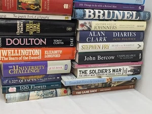Hardback Non-Fiction Bundle Book Mix Genres 25 - 30 Mixed Books Box Job Lot - Foto 1 di 1