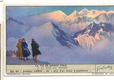 S1431 - CHROMO LIEBIG - 1941 - ""LA VIE DE MARCO POLO"" : 2. THE ROOF OF THE WORLD
