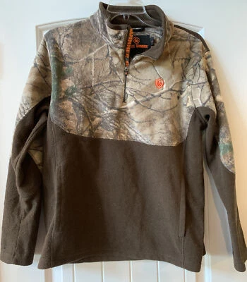 Game Winner Fleece Camo Pullover W Pockets Size Youth Large - Image 1 of 3