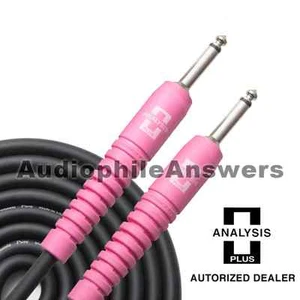Analysis Plus Stand Out Pink Genesis Pure Instrument Cable Straight Plugs 12ft - Picture 1 of 1