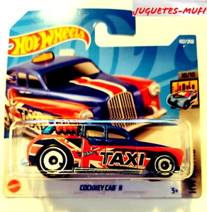 COCKNEY CAB II TAXI HOT WHEELS 2022 HW METRO 10/10 Mattel New - Imagen 1 de 4