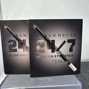 Urban Decay - 2x 24/7 Glide On Eye Pencil Eyeliner in ZERO 0.03 oz Travel Each - Picture 1 of 7
