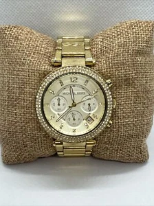 Michael Kors Parker MK5354 Women's Gold Stainless Steel Analog Dial Watch JNA377 - Picture 1 of 11