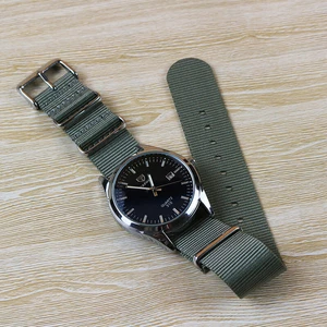 One Piece 20mm Green Nylon Watch Band 18mm G10 Tudor James Bond Band Diver 22mm - Picture 1 of 4