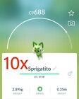 Pokemon - Sprigatito x10 Trade Go - mit Glückschance
