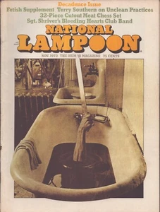 National Lampoon - November 1972 - Decadence Issue - The Humor Magazine - Picture 1 of 2