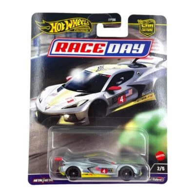 Modellino Auto Hotwheels 1/64 Race Day Corvette C8.R 2/5 - Immagine 1 di 2
